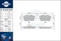 klocki hamulcowe RT 2PD14219HP